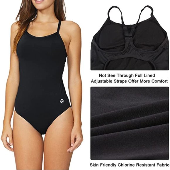 BALEAF Athletic Training Adjustable Strap One Piece Swimsuit NEW WITH TA… - Picture 2 of 16